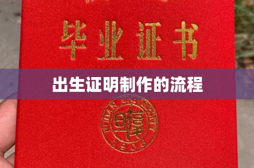 丰城出生证明制作的流程