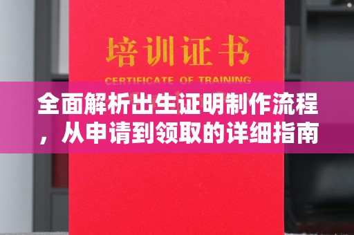 丰城全面解析出生证明制作流程，从申请到领取的详细指南
