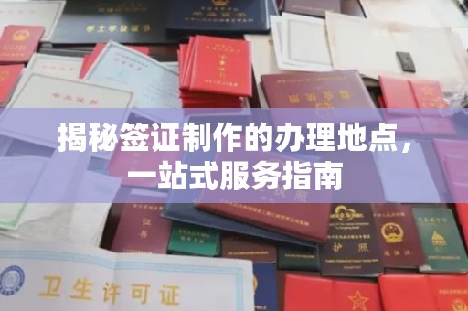 丰城揭秘签证制作的办理地点，一站式服务指南